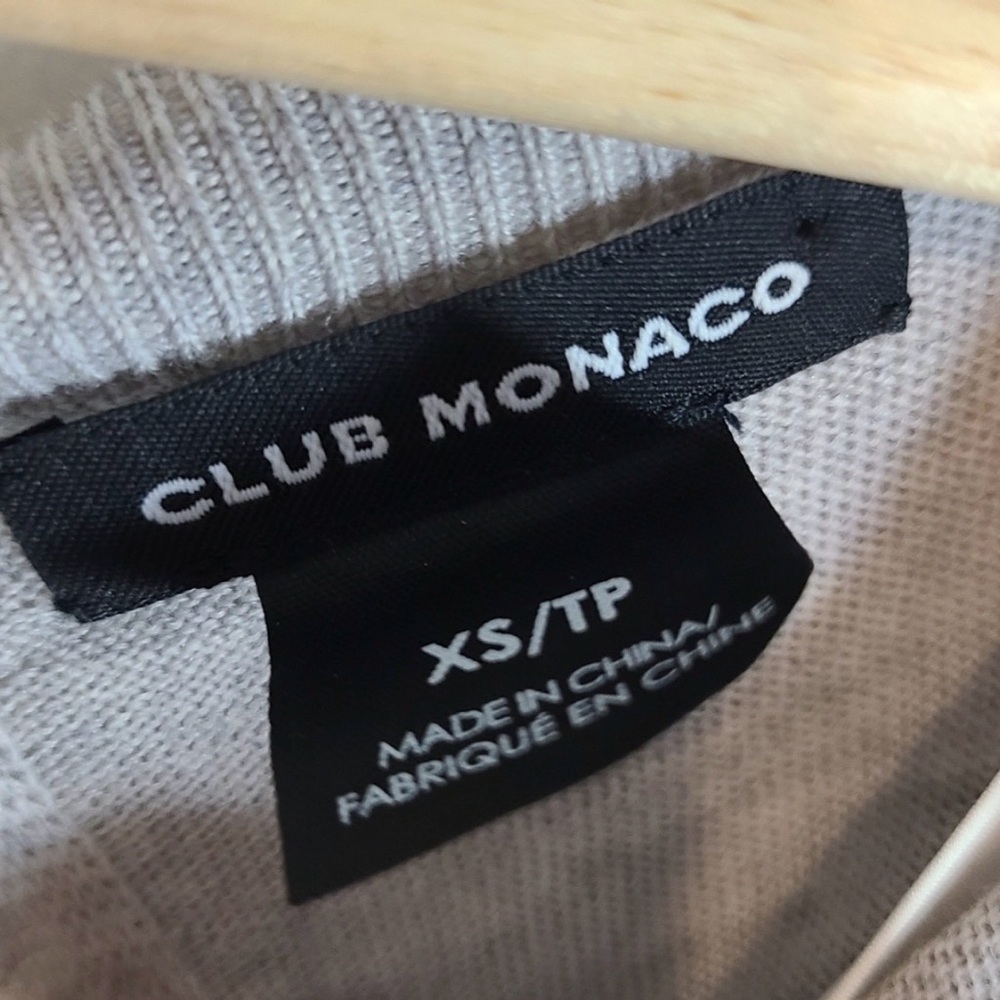 Club‎ Monaco wool silk tie back sweater - Picture 9 of 10